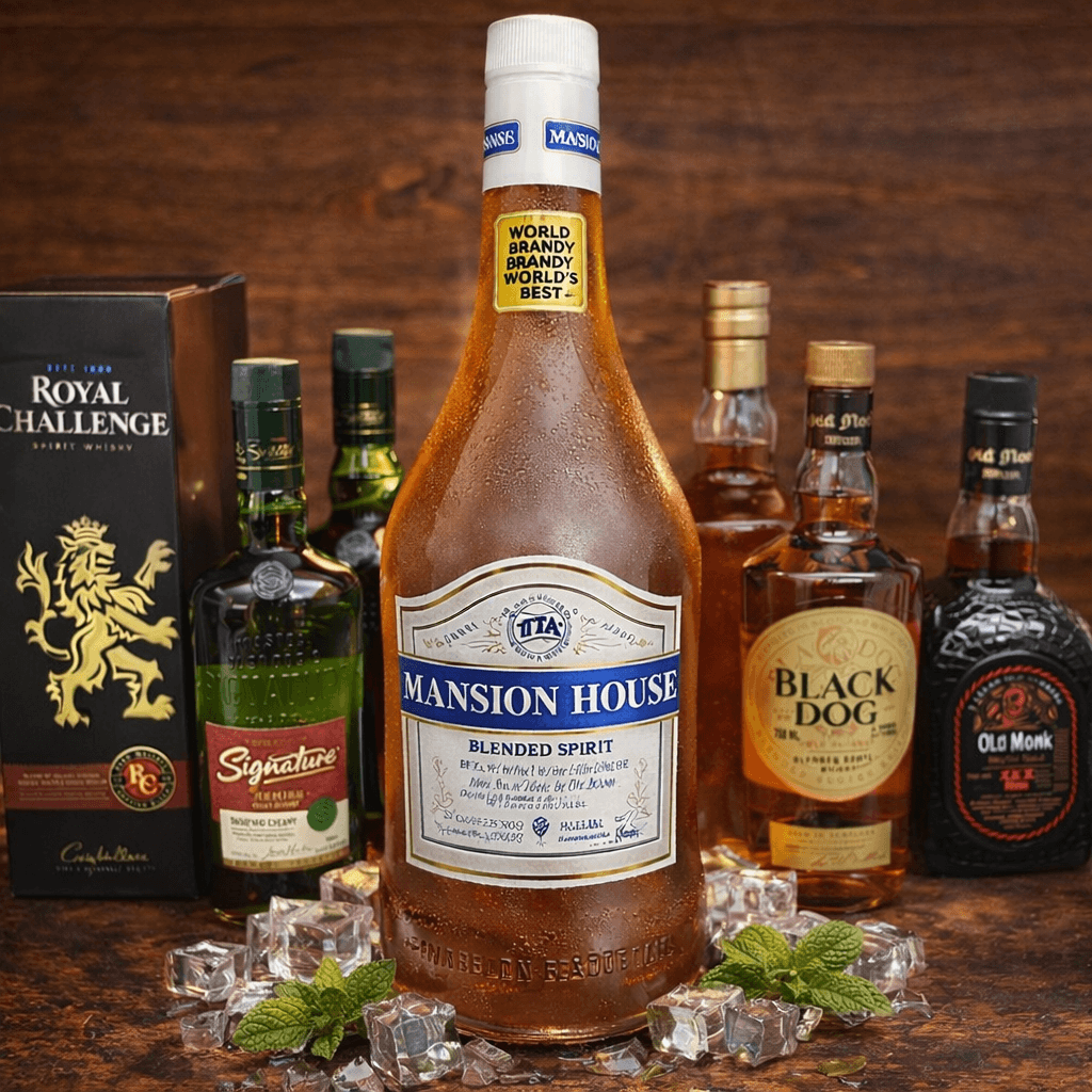 Indian Liquor - Premium whisky, brandy, and spirits. Wide selection always cold and in stock.